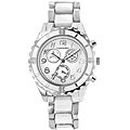 Vernier Woman's Two-tone Faux Chrono Watch
