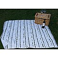 Greenland Home Fashions 'Midnight' Ruffle White/ Black Throw