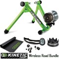 Kinetic Road Machine Fluid Bicycle Trainer with Wireless Power Computer