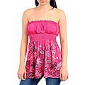 Stanzino Women's Fuschia/ White Stud Top