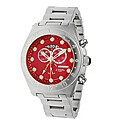Android Men's 'Antiforce' Power Reserve Red Dial Stainless Steel Bracelet Watch