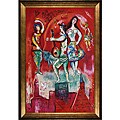 Marc Chagall 'Carmen' Hand-painted Framed Canvas Art