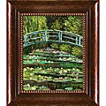Claude Monet, 'White Water Lilies' Hand-painted Framed Canvas Art