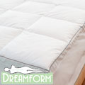 Dream Form Sateen Cal King-size Memory Foam Mattress Topper Cover