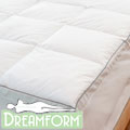 Dream Form Sateen Full-size Memory Foam Mattress Topper Cover