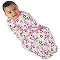 Summer Infant Girl's Flower Love Small SwaddleMe Blanket