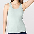 American Apparel Women's 'Boy Beater' Sea Foam Rib Tank
