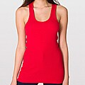 American Apparel Women's 'Boy Beater' Red Rib Tank