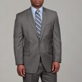MICHAEL Michael Kors Men's 2-button Grey Stripe Wool Suit