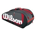 Wilson Grey/ Red/ White Pro Staff Tennis Bag