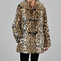 Nuage Women's Ocelot Faux Fur Jacket