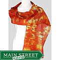 Gyspy River Riches Hand-dyed 'Autumn' Washable Silk Scarf