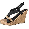 Refresh by Beston Women's 'ORLY-01' Cross Bands Wedge Sandal