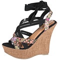 Refresh by Beston Women's 'JUDITH-01' Wedge Sandals