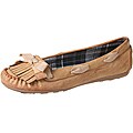 Refresh by Beston Women's 'ALLEN-02' Camel Fringed Flats