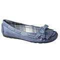 Refresh by Beston Women's 'ALLEN-02' Blue Fringed Flats
