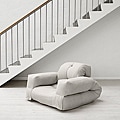 Natural Beige Fresh Futon Hippo