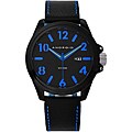 Android Men's 'Decoy' Black Leather Strap Watch