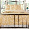 Monique Buttercream Twin-size 2-piece Quilt Set