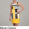 Chetta B Women's Geometric Sheath Dress