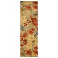 Hand-tufted Wool Ivory Josie Rug (2'6 x 20')