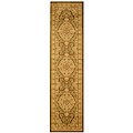 Green Medallion Kars Tabriz Rug (2'7 x 9'10)