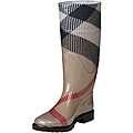 Burberry 3464688 Exploded Check Rubber Rain Boots
