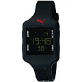 Puma Unisex Black Slide Strap Digital Watch