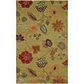 Hand-Tufted Wool & Art Silk Rug (3'6 x 5'6)