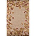 Hand Tufted Wool & Art Silk Rug (5' x 8')