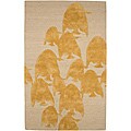 Hand Tufted Wool & Art Silk Rug (3'6 x 5'6)