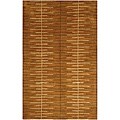 Hand-tufted Brown Abstract Wool Area Rug (2' x 3')