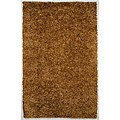 Flux-woven Gold Shag Area Rug (5' x 7'6)