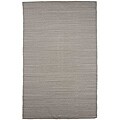 Flat Weave Solid Ashwood Wool Rug (8' x 10')