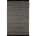 Flat Weave Grey Wool Rug (2' x 3')