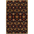 Hand-tufted Coffee Wool Rug (5' x 8')