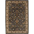Hand-tufted Blue Wool Rug (5' x 8')