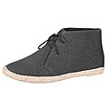 Refresh by Beston Women's 'Tiff-01' Black Canvas Lace-up Oxfords