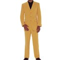 Divine Apparel Men's Two-piece Mustard Suit