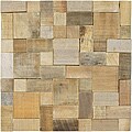 SomerTile 15.75x15.75-in Tropical Wood Versailles Wall Tile (Pack of 6)