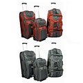 Sierra Club Half Dome 3-Piece Upright and Rolling Duffel Luggage Set