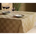 Metropolitan Spillproof Gold 60x104-inch Rectangular Tablecloth