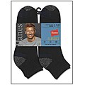Hanes Classics Men's Comfort Cool Black Ankle Socks (Pack of 4)