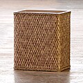 'Carter' Cappuccino Rectangular Woven Wastebasket