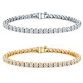 14k Gold 8ct TDW Diamond 7-inch Tennis Bracelet (J-K, I3)