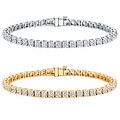 14k Gold 2 1/3ct TDW Diamond 8-inch Tennis Bracelet (I-J, I2)