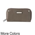 Etienne Aigner Women's 'Ashleigh' Leather Double Zip Around Clutch