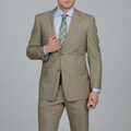 Tommy Hilfiger Men's Tan Wool Suit