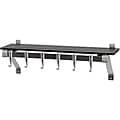 Concept Housewares Stainless Steel Espresso Finish Wall Rack