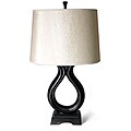 Dark Brown 31-Inch Poly-Resin Table Lamp